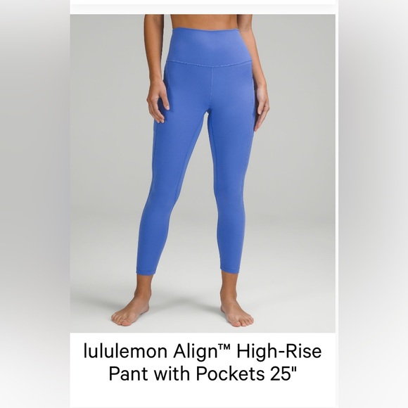 lululemon athletica Pants - Lululemon Align High Rise With Pockets 25”